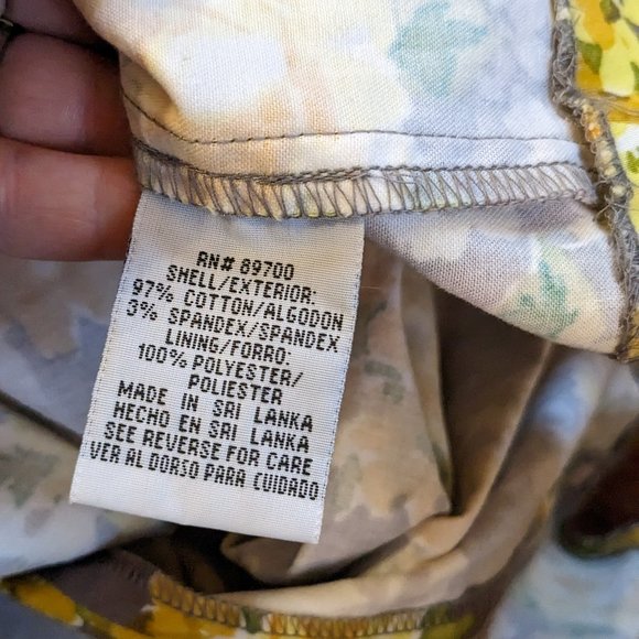 R&K yellow and grey floral sundress, size 6 - Picture 12 of 12